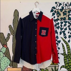 Tommy Hilfiger Logo Button Down